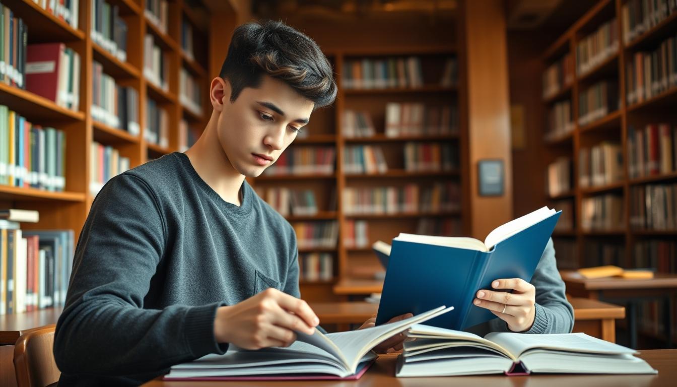 Students collaborating in study space